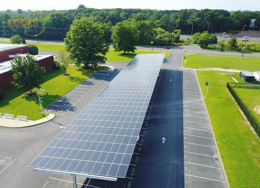 Aluminum Solar Ground Carport Mounting