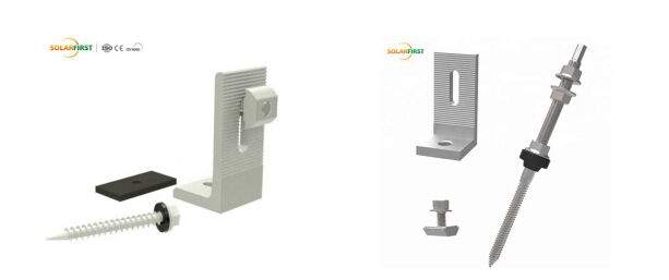 solar panel mounting L feet clamp