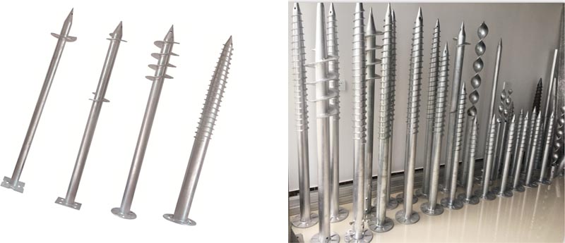 Q235 ground screw pile
