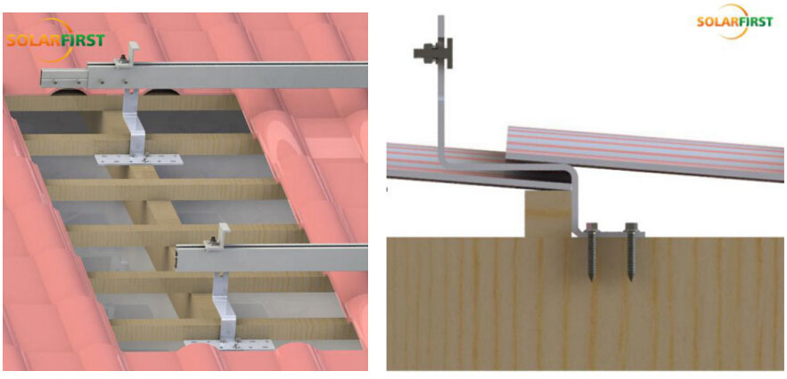 Solar Hook for tile roof