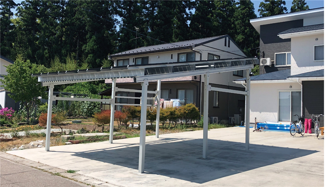  640KW Solar Carport Project (6.4KW *100 Units) in Japan 2020