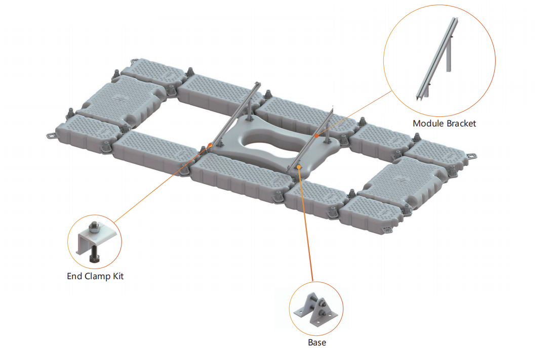 SolFirsTech FLOATING SOLAR MOUNT (TGW01)