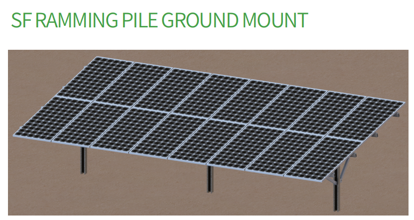 SolFirsTech RAMMING PILE GROUND MOUNT
