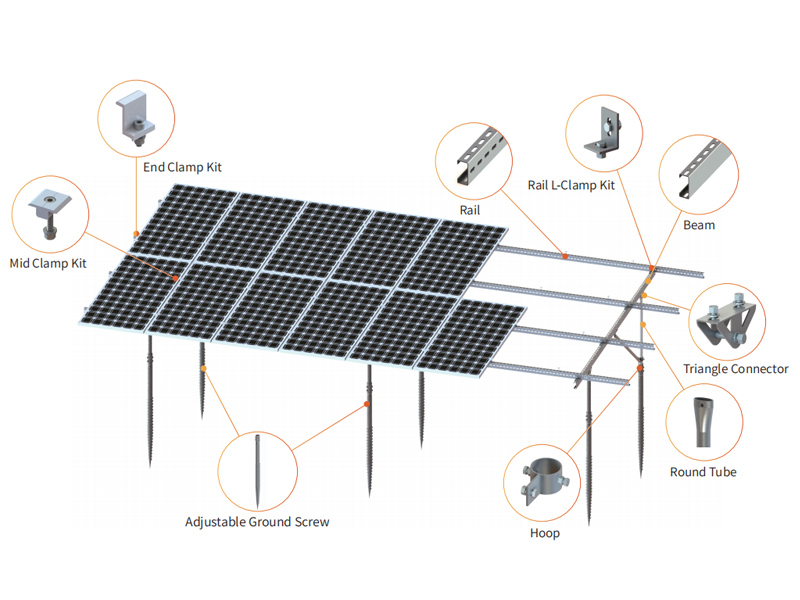 SolFirsTech C-STEEL GROUND MOUNT 2