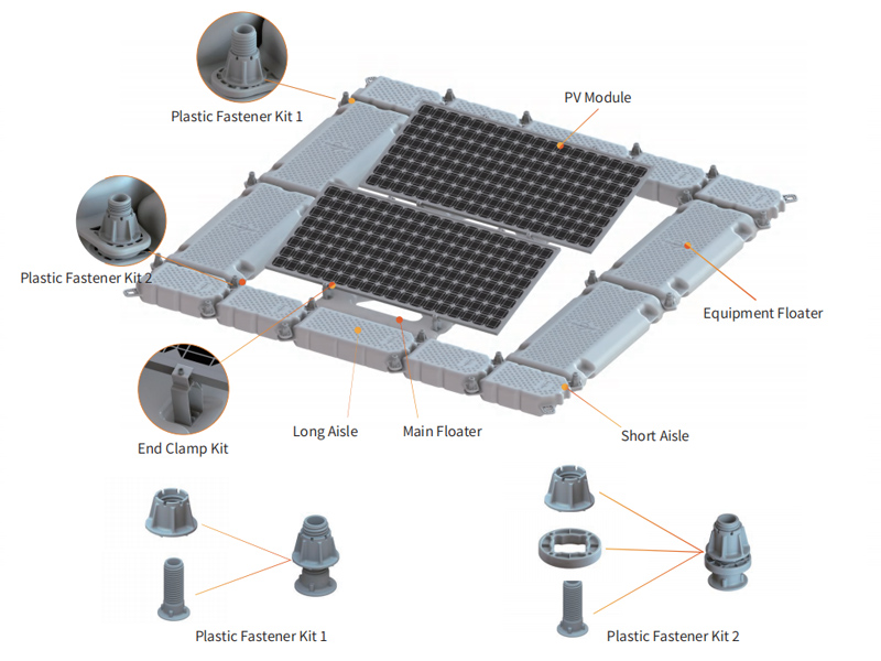 SolFirsTech FLOATING SOLAR MOUNT (TGW02) 02