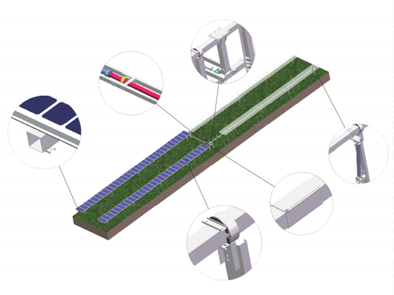 Horizon S Series Linked Single Axis Solar Tracking Systems