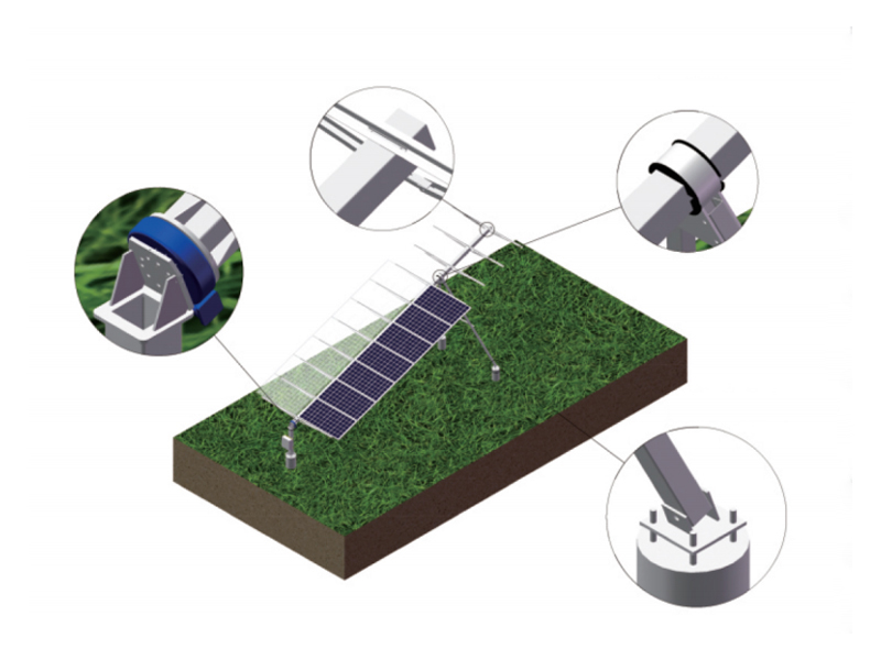 Tilt Series Tilted Single Axis Solar Tracking Systems