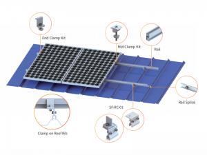 SolFirsTech 금속 루프 마운트 - 각도형 루프 클램프