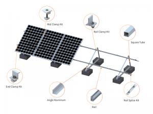 SolFirsTech 콘크리트 지붕 - 고정 삼각형