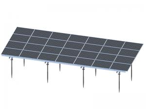 SolFirsTech 알루미늄 지면 장착형 나사 파일 기초