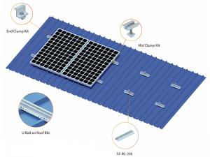 SolFirsTech 금속 루프 마운트 - U 레일
