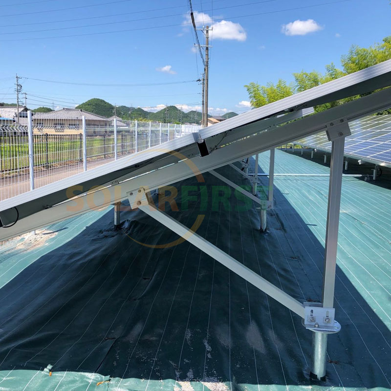 2019년 일본 199KW 지상 알루미늄 합금 브라켓 프로젝트