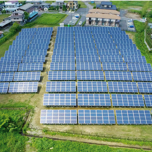 2017년 일본에 위치한 2.6MW 지상 태양광 프로젝트