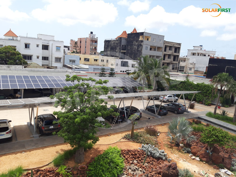 세네갈 120KW 태양광 카포트 프로젝트