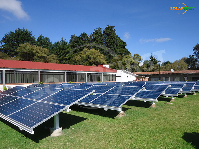 호주 230KW 단일 기둥 지지 프로젝트