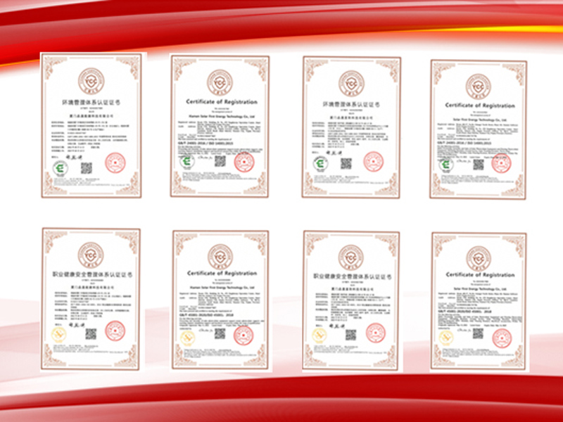 SolFirsTech 그룹의 두 자회사가 5월 중순에 ISO 14001과 ISO 45001 인증을 획득한 것을 축하드립니다!