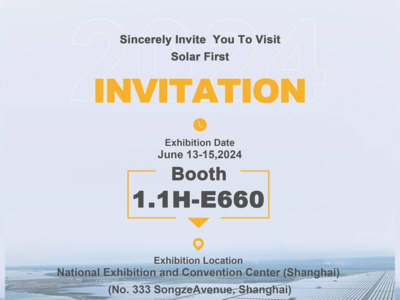 SolFirsTech Group은 여러분을 상하이 SNEC EXPO 2024에 초대합니다.