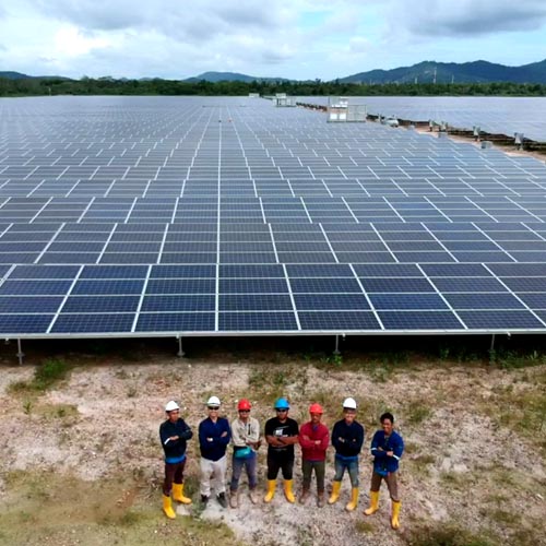 2018년 말레이시아에 23.7MW 지상 프로젝트가 건설됨