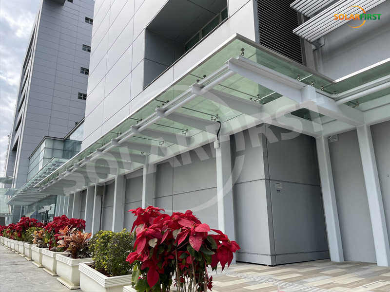 홍콩 구룡 전기기계 서비스부 본부 100kWp 옥상 프로젝트