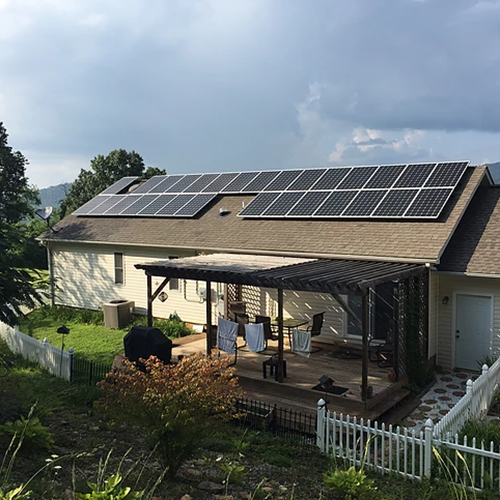 2017년 프랑스 1.05MW 태양광 타일 지붕 프로젝트